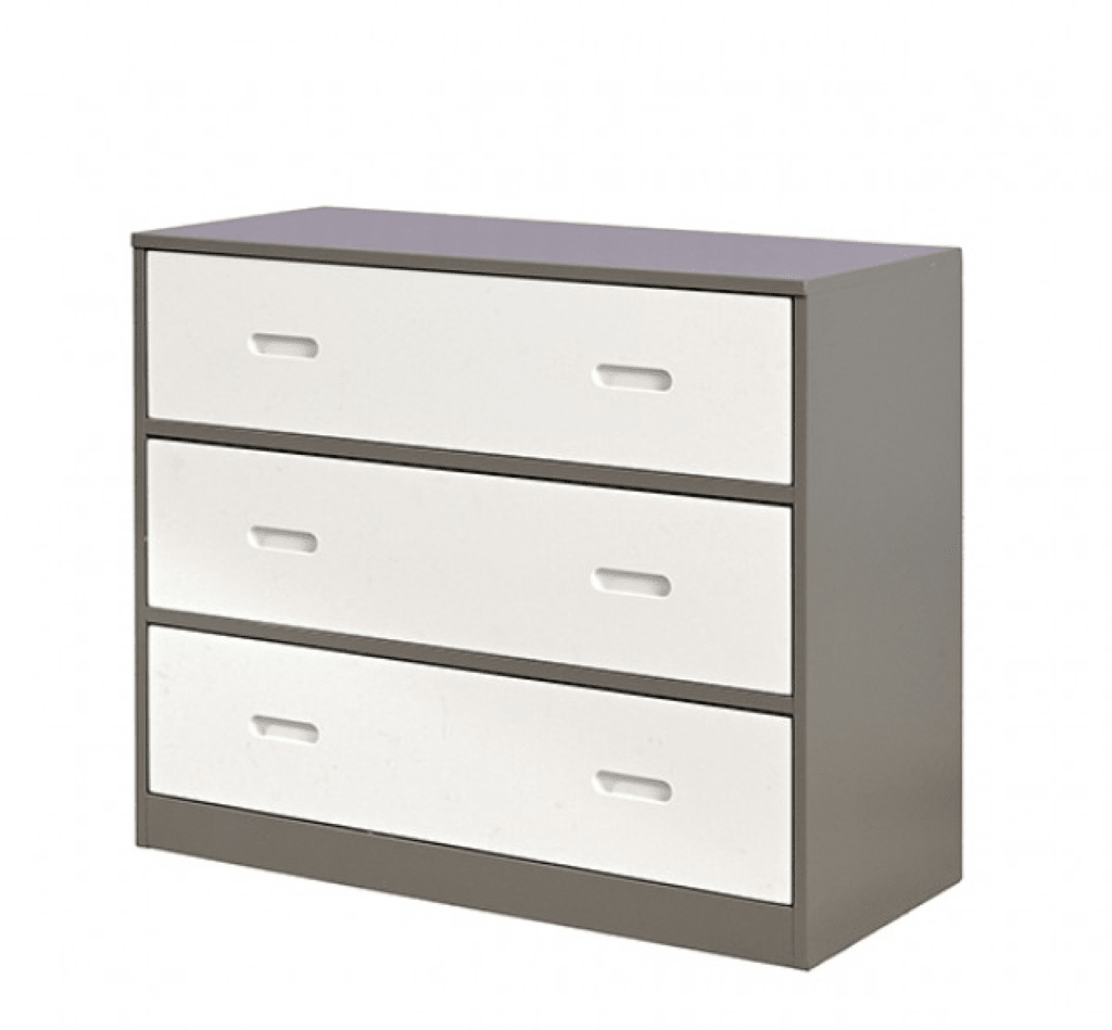 LEDELL Twin Loft Bed | FM - BK203GY - T - BED Color White/Gray - N4dboots.com