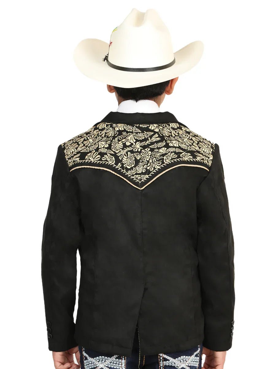 El General Kids’ Suede Blazer - Black 45659 - N4dboots.com