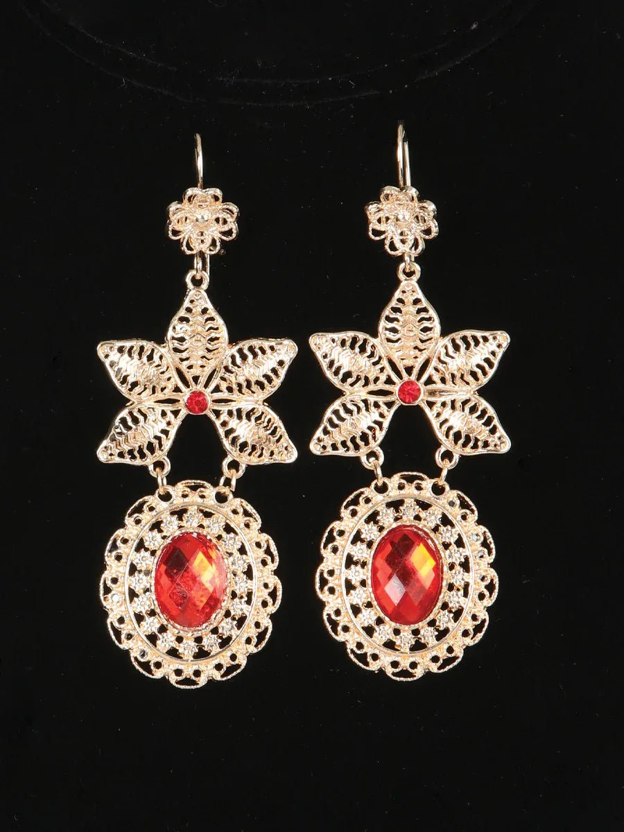 Mexican Artisanal Aretes Filigrana Gold 604030 - N4dboots.com