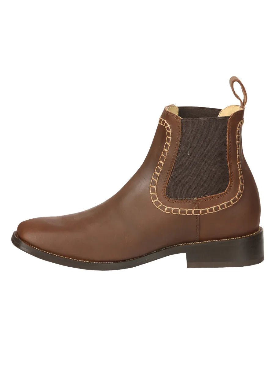 El General Men’s Leather Ankle Boots - Brown 45421 - N4dboots.com