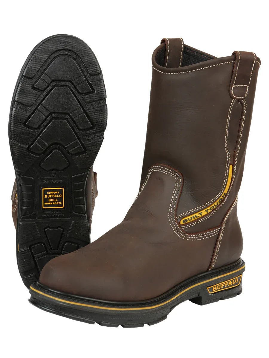 Buffalo & Bull Men’s Work Boots - Brown 123034 - N4dboots.com