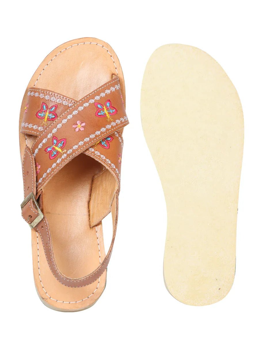 Mexica Artisanal Sandals Leather Tang 603928 - N4dboots.com