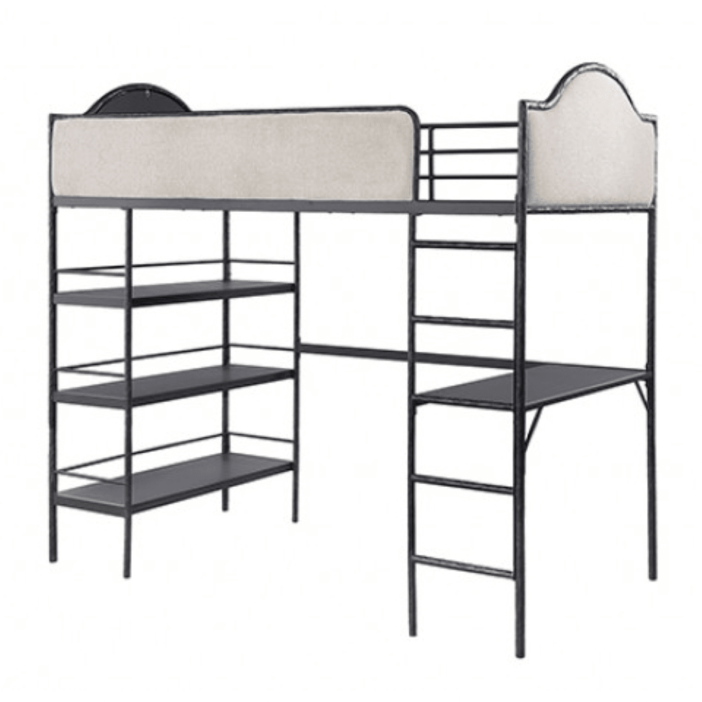 FORLI Twin Loft Bed | FM - BK700BK - T Color Black - N4dboots.com