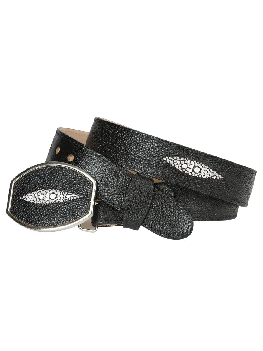 Men’s Vaquero Belt El General Imitation Stingray 45574 - N4dboots.com