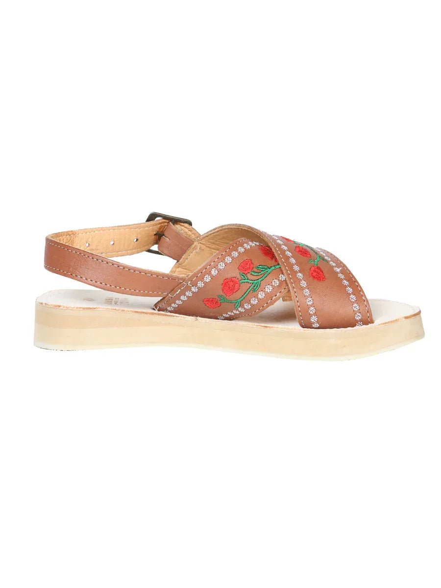 Mexican Artisanal Sandals Leather Tang 603927 - N4dboots.com