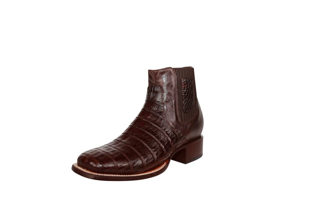 Botín Casual de Hombre en Piel de Cocodrilo Original – Hecho en México - N4dboots.com