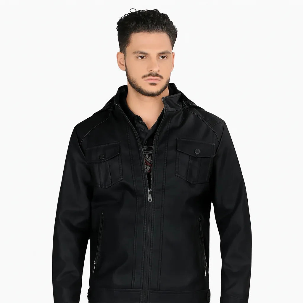 Chamarra Color Negro 611 - N4dboots.com