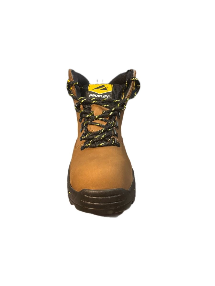 Bota ProCliff de Hombre Color Nobuck Maple con Casco de Poliamida – Horma de Trabajo - N4dboots.com