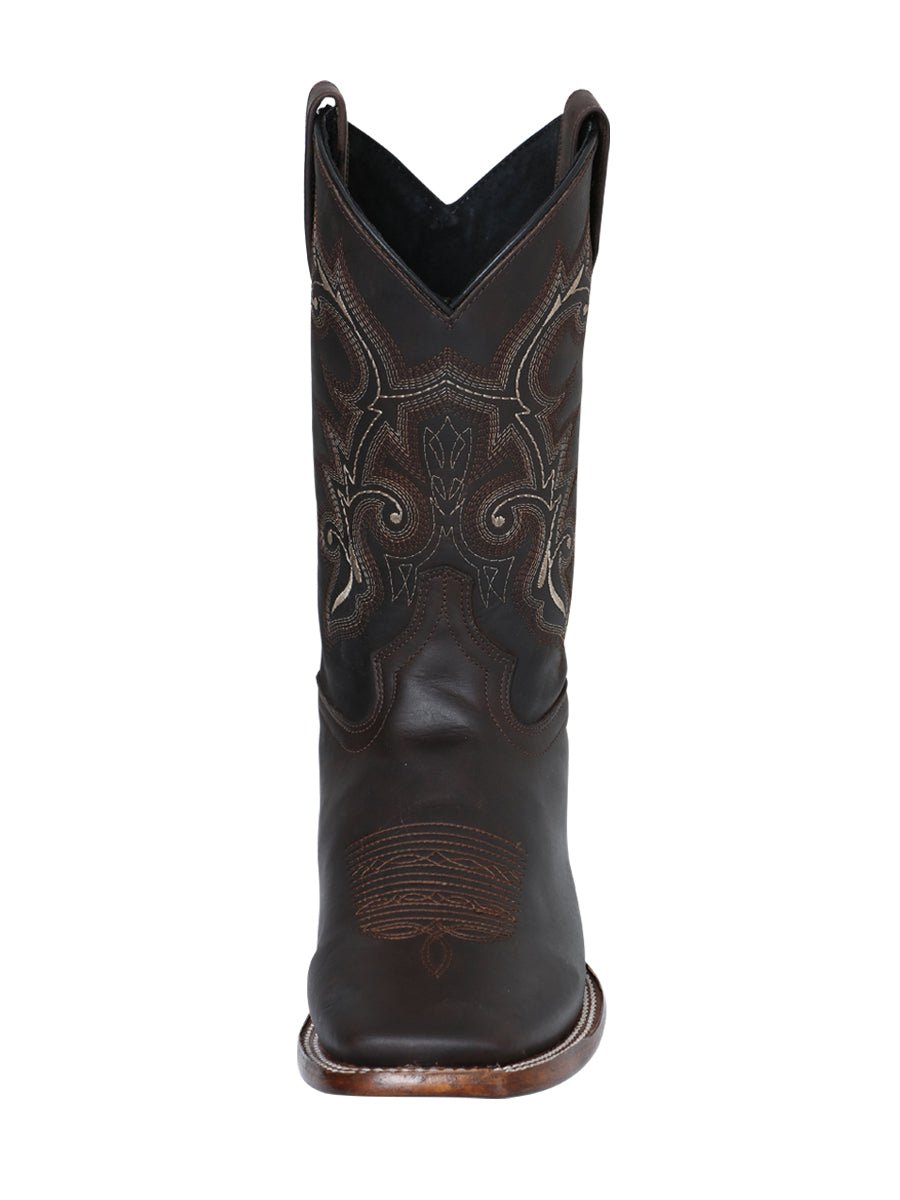 Rodeo Boot El Senor de los Cielos - leathert Crazy - Choco 124067 - N4dboots.com