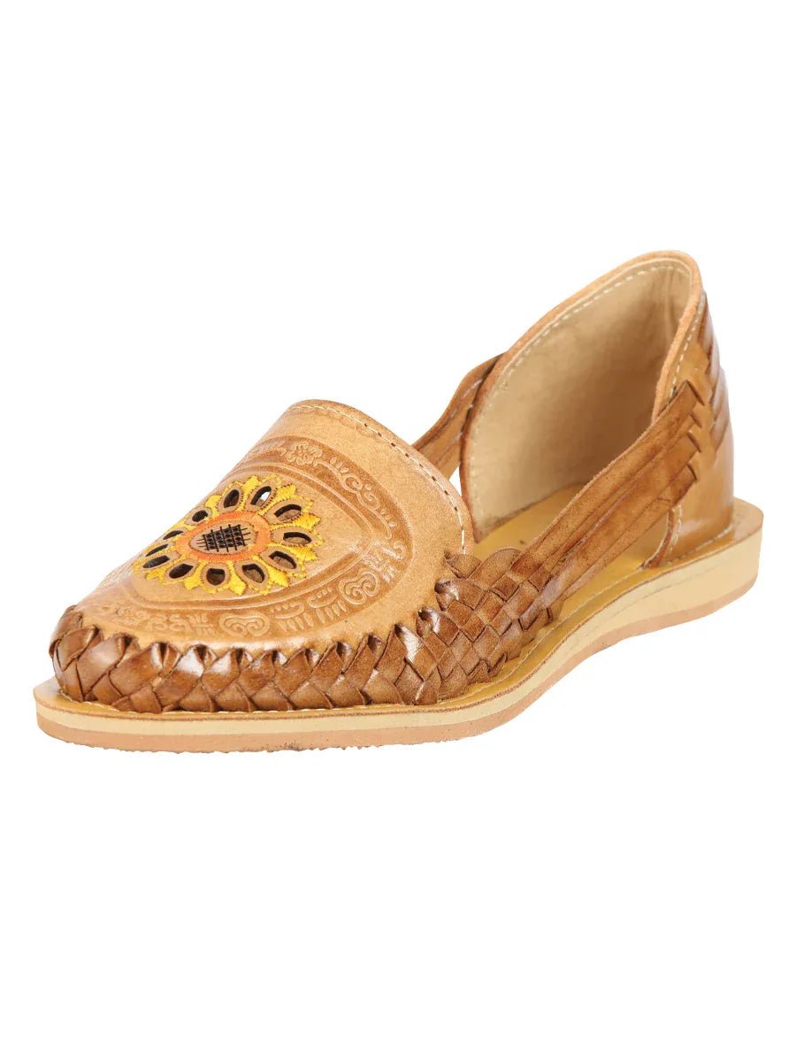 Mexican Artisanal Sandals Leather Tang 604024 - N4dboots.com