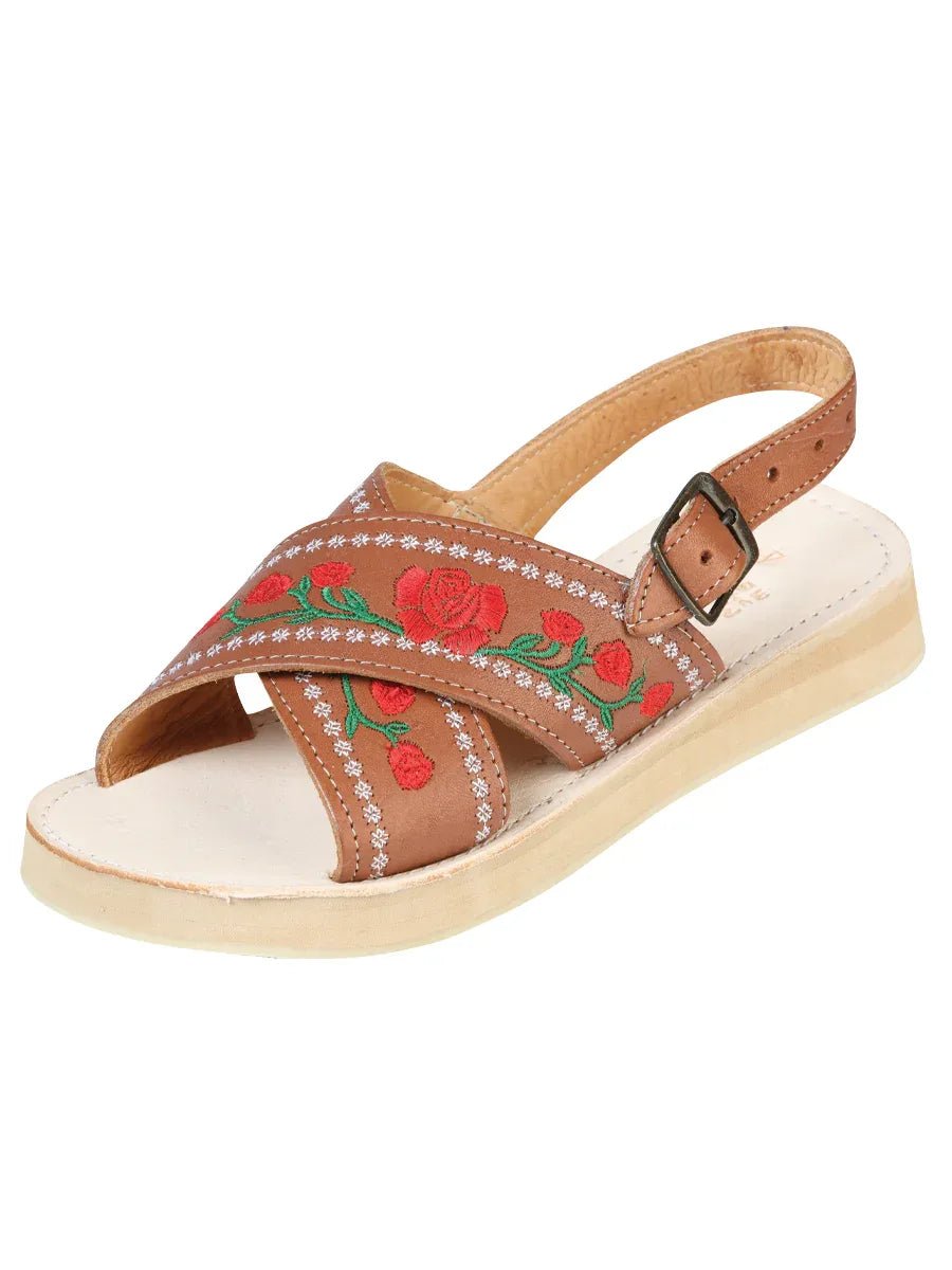 Mexican Artisanal Sandals Leather Tang 603927 - N4dboots.com