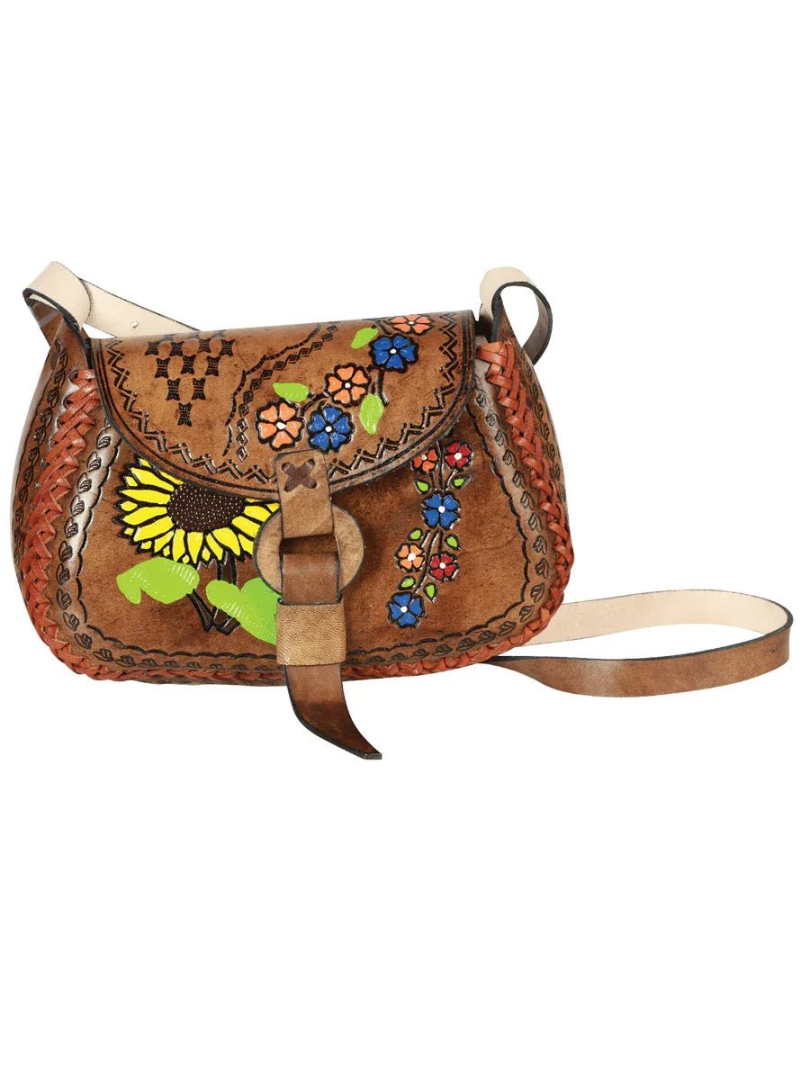 Artisanal Handbag Leather Brown/Multicolor 603679 - N4dboots.com