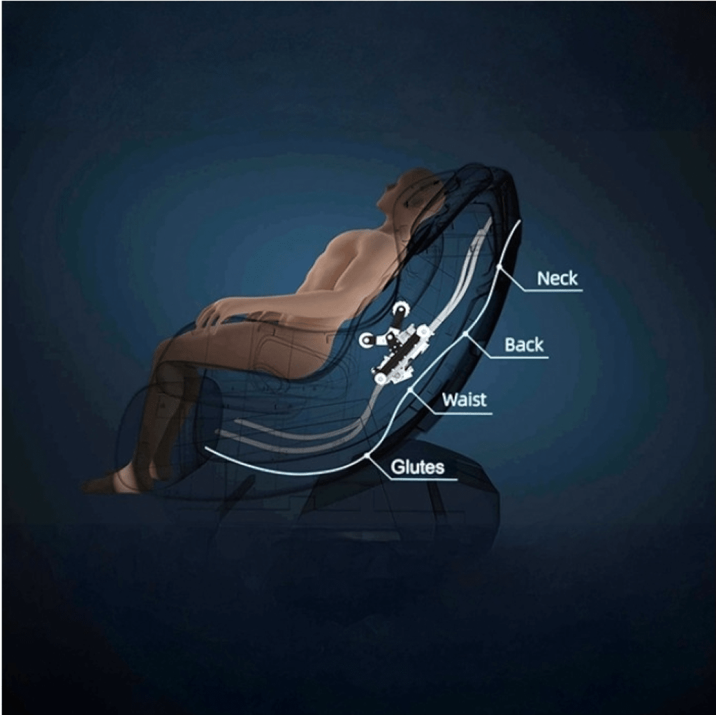 Sillon de Masajes Calmridge MC0001Blk - N4dboots.com