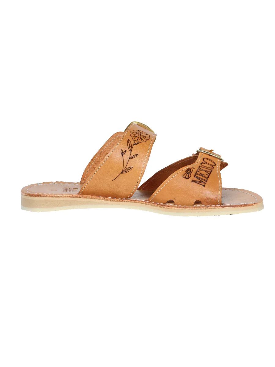 Mexican Artisanal Sandals Leather Tang 603925 - N4dboots.com