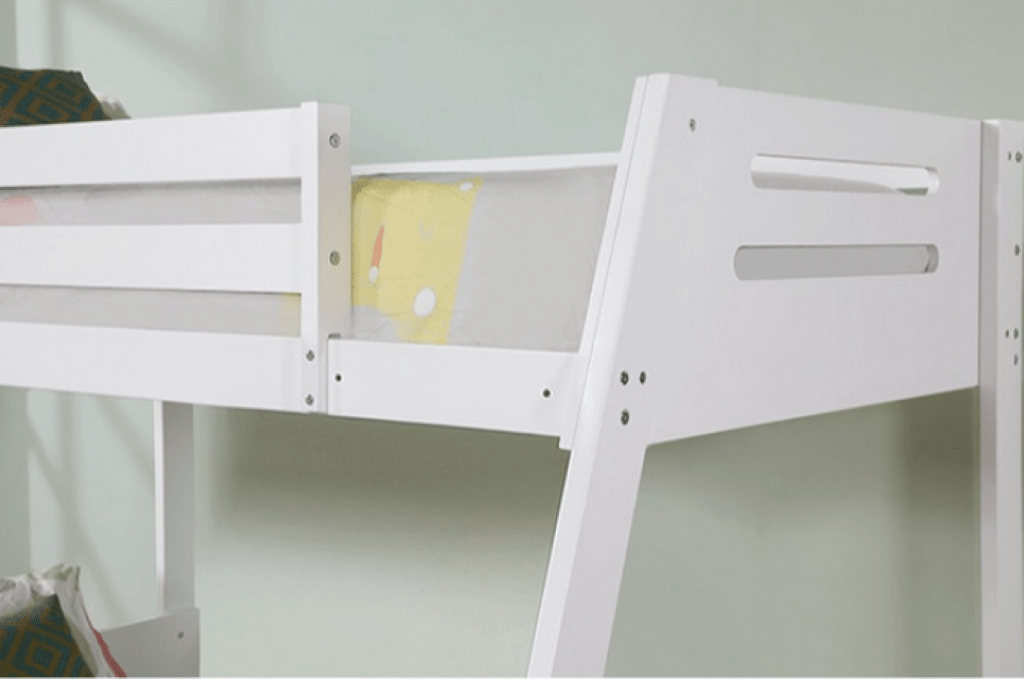 EMILEE Twin/Full Bunk Bed | FM - BK003WH - BED Color White - N4dboots.com