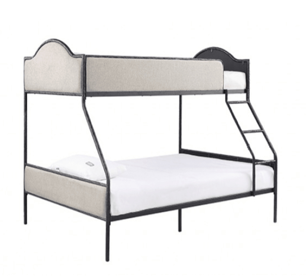 FORLI Twin/Full Bunk Bed | FM - BK700BK - TF Color Black - N4dboots.com