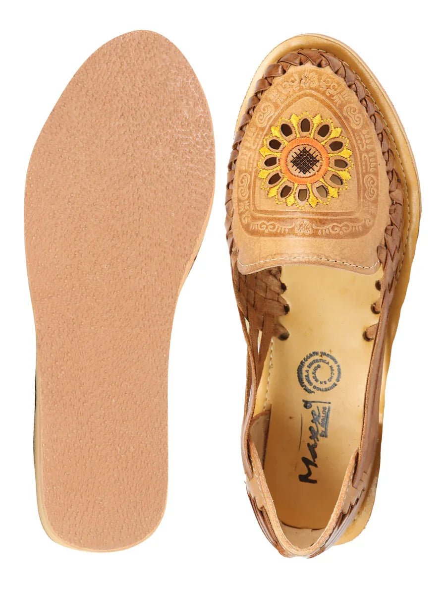 Mexican Artisanal Sandals Leather Tang 604024 - N4dboots.com