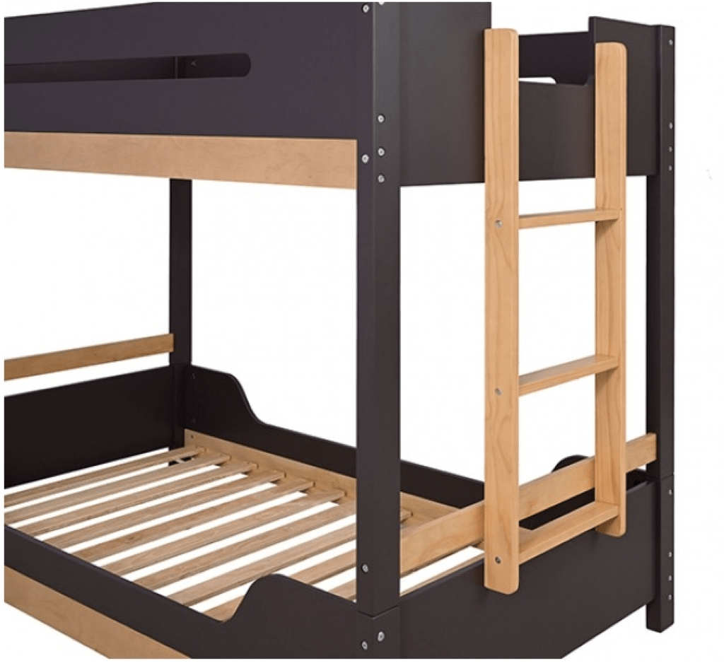NESTOR Twin/Twin Bunk Bed | FM - BK201BK - T - BED Color Purple Mauve/Natural - N4dboots.com