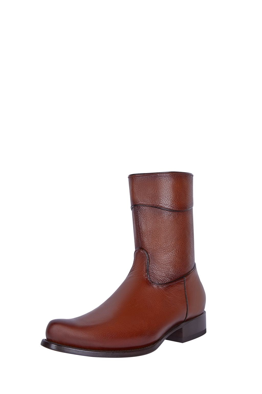 Botín Casual de Hombre Belmont en Piel Vacuna Color Miel - N4dboots.com