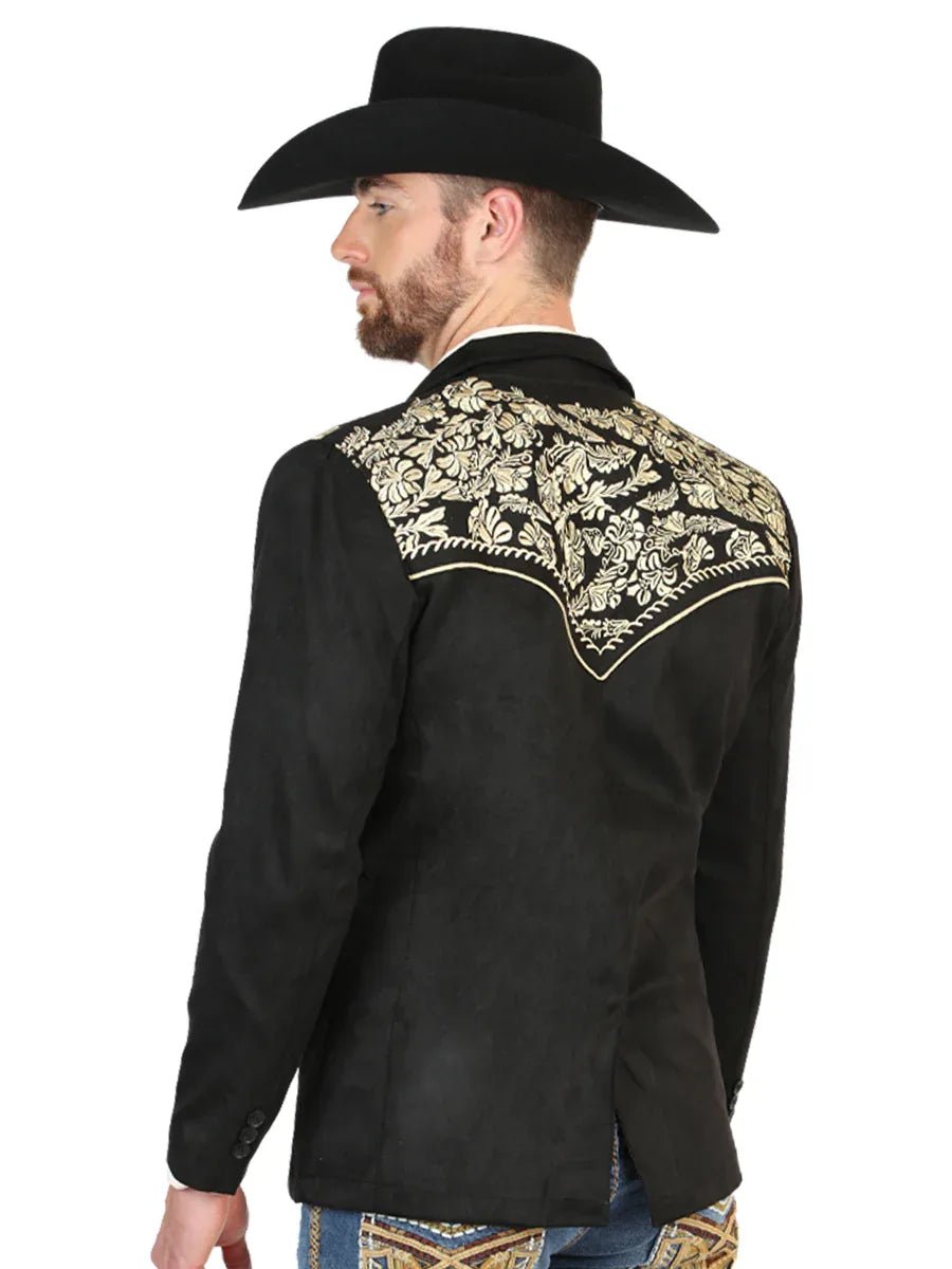 El General Men’s Suede Blazer - Black 45647 - N4dboots.com