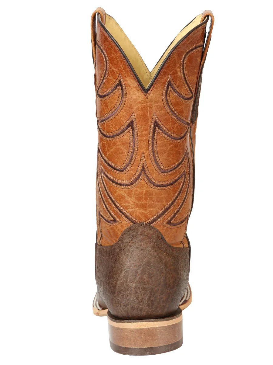Men’s El General Rodeo Boot Elephant Print Brown 45767 - N4dboots.com