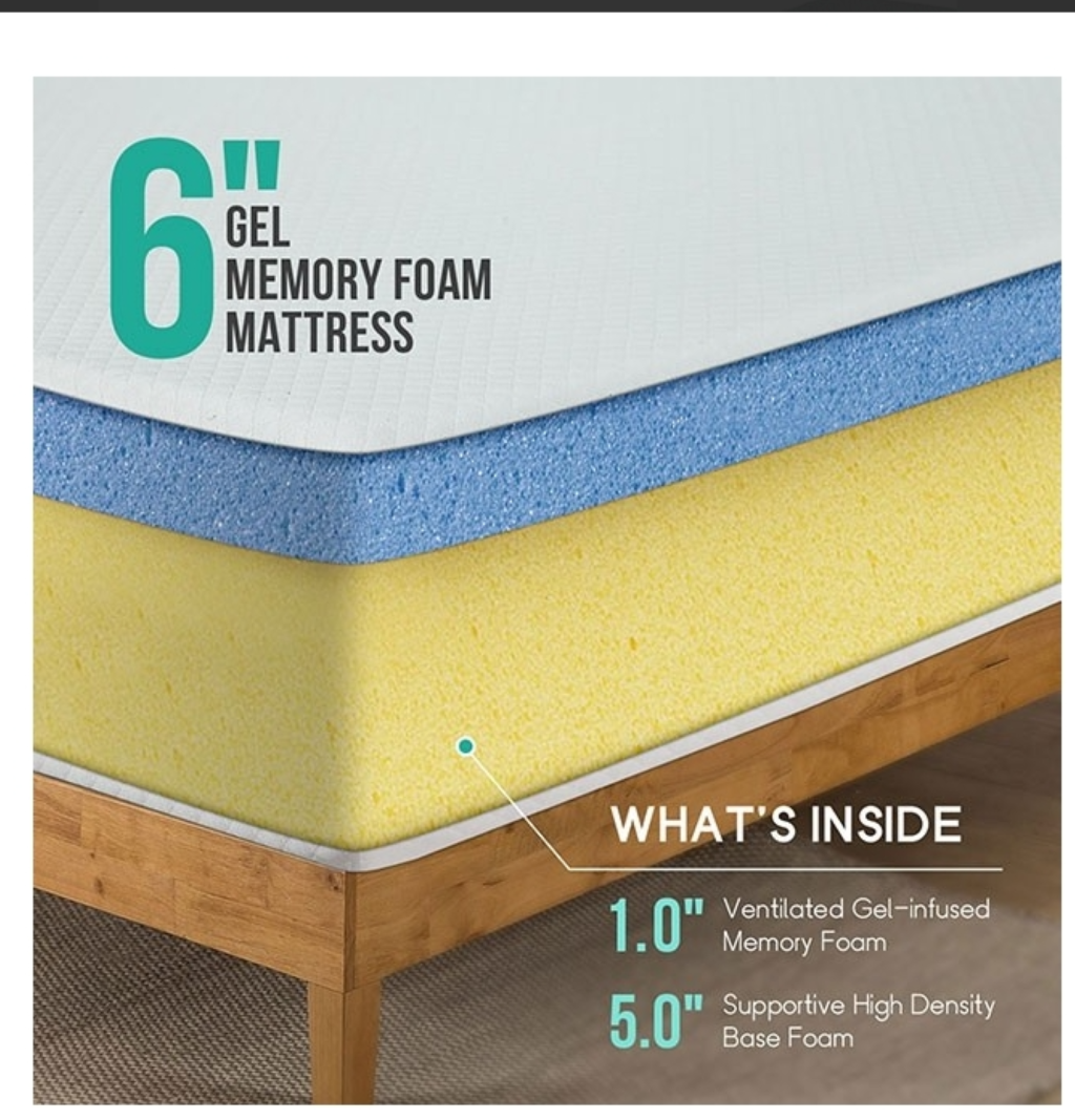 ARTEMISIA 6'' MEMORY FOAM MATTRESS | DM510