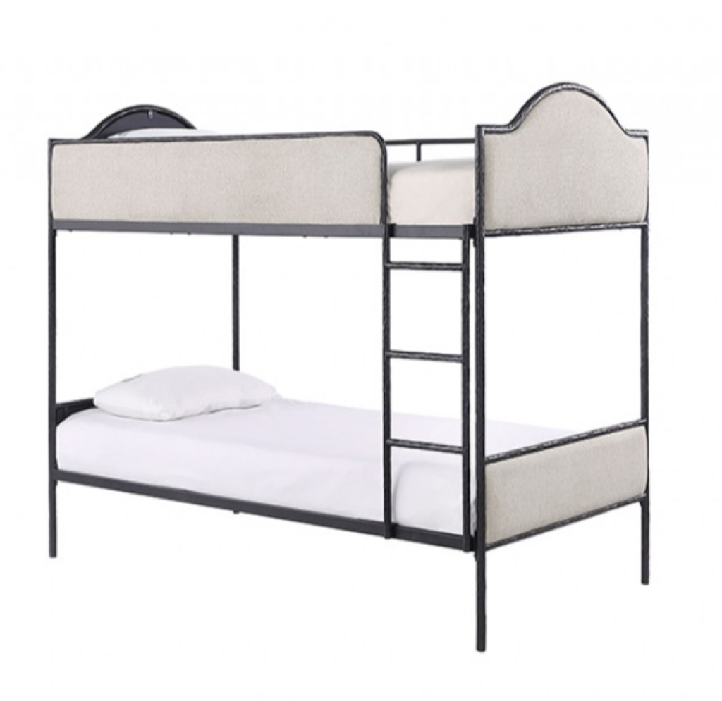 FORLI Twin/Twin Bunk Bed     |     FM-BK700BK-TT  Color Black