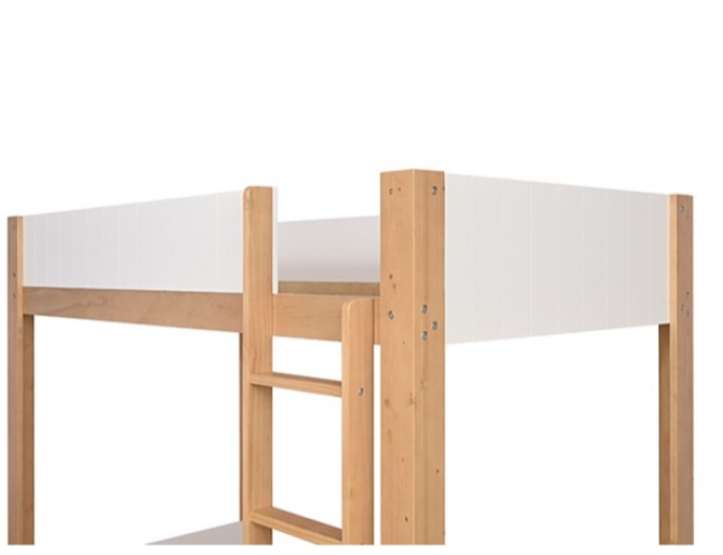 TERRI Twin/Twin Bunk Bed     |     FM-BK204A-T-BED      Color White/Natural