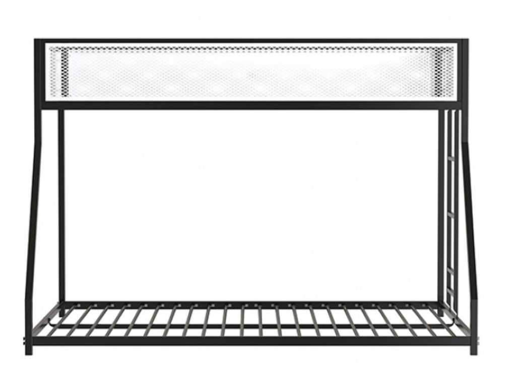 SOUTHALL Twin/full Metal Bunk Bed     |     FM-BK1201BK-TF