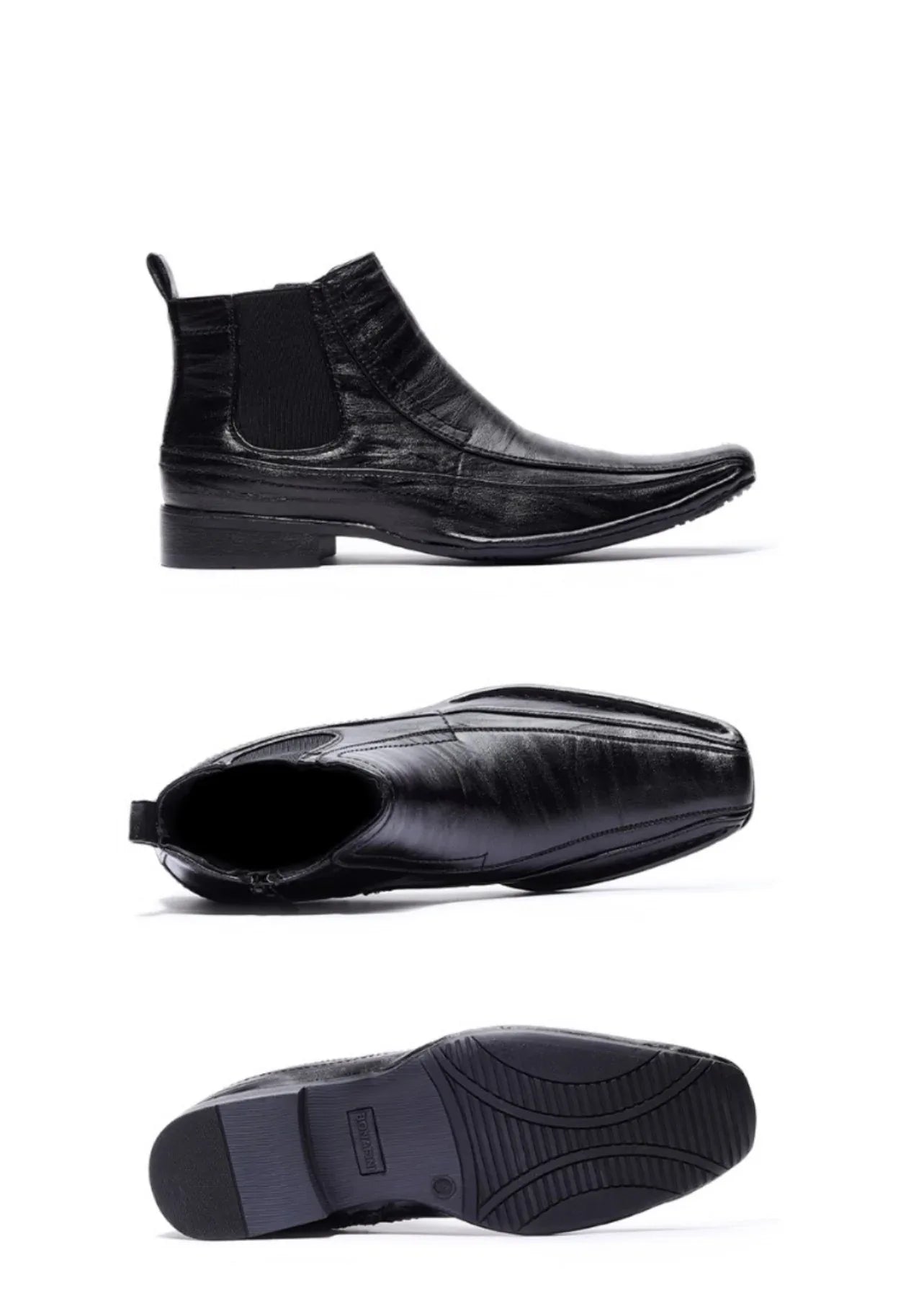 Pull on Boot D-620 | Duran Black - N4dboots.com